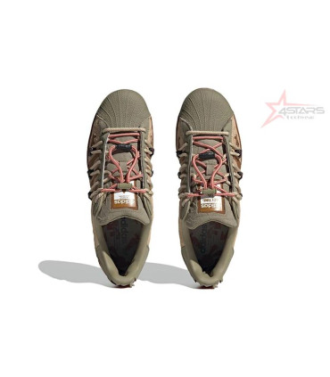 Adidas Superstar x Melting Sadness 'Green Brown'