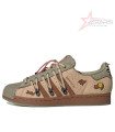 Adidas Superstar x Melting Sadness 'Green Brown'