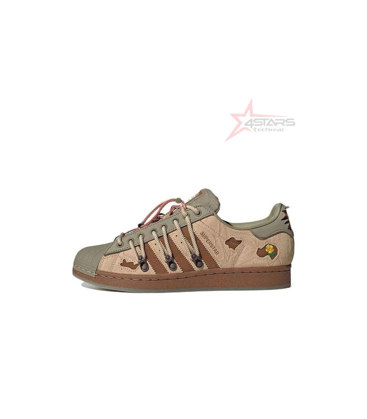 Adidas Superstar x Melting Sadness 'Green Brown'