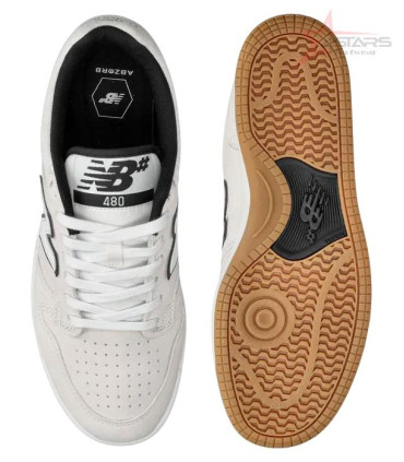 New Balance Numeric 480 Shoes - White Black