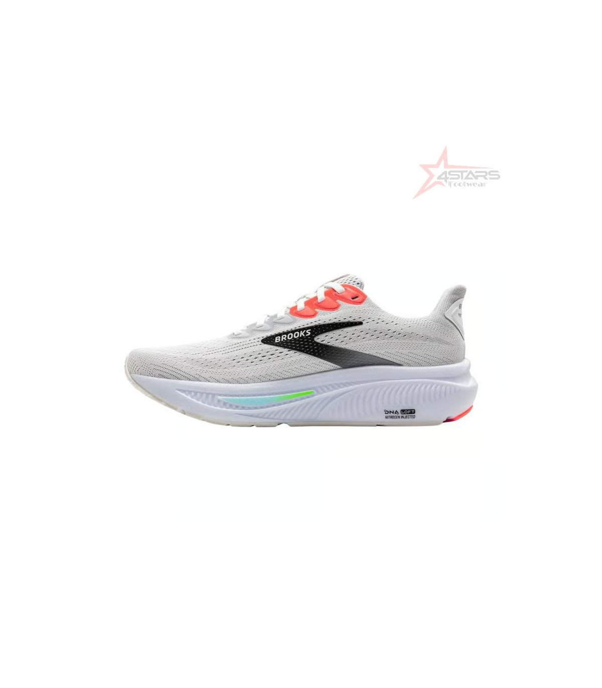 Brooks Ghost 17 Shoes White Pink