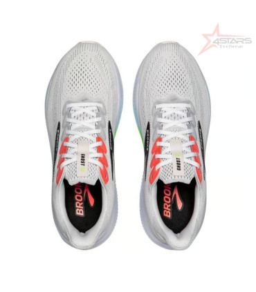 Brooks Ghost 17 Shoes White Pink