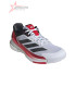 Adidas Crazyquick Boost Padel Shoes - White/Core Black/Lucid Red