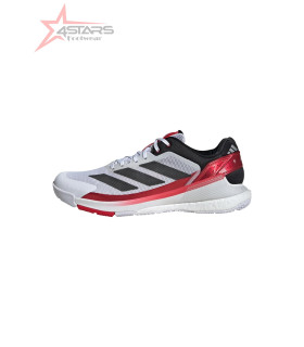 Adidas Crazyquick Boost Padel Shoes - White/Core Black/Lucid Red