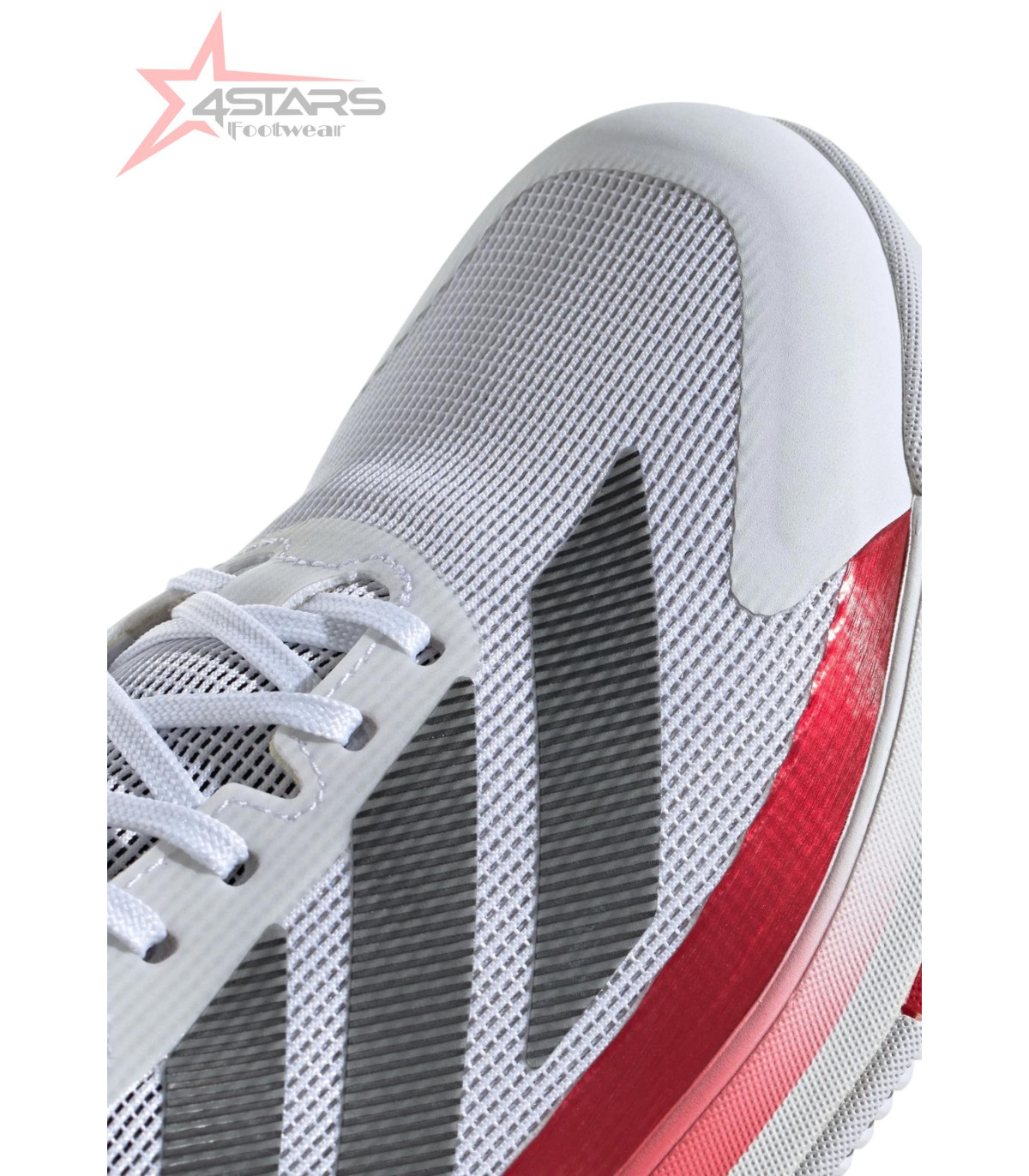 Adidas Crazyquick Boost Padel Shoes - White/Core Black/Lucid Red
