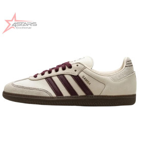 Adidas Samba - Beige Burgundy