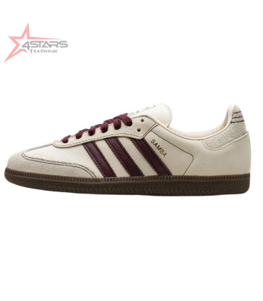 Adidas Samba - Beige Burgundy