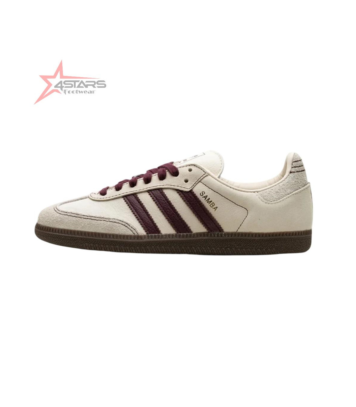 Adidas Samba - Beige Burgundy
