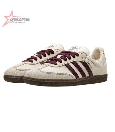 Adidas Samba - Beige Burgundy