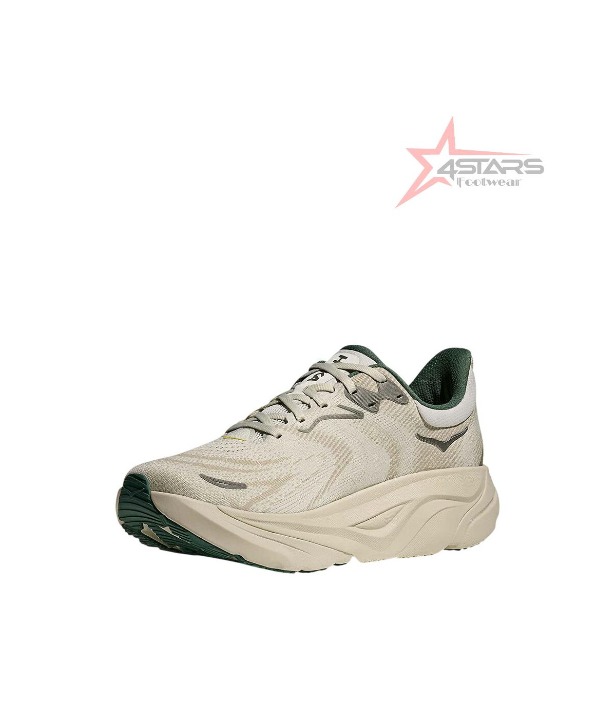 Hoka One Arahi 8 Beige/Green Men's Running Shoes