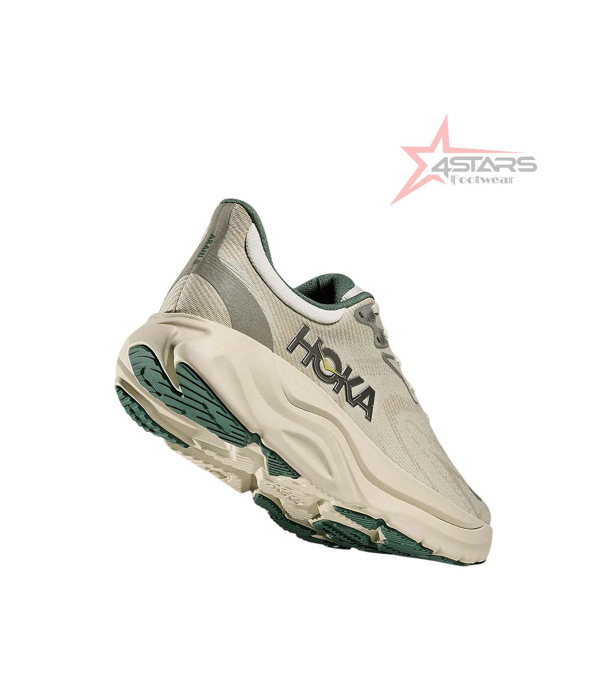 Hoka One Arahi 8 Beige/Green Men's Running Shoes