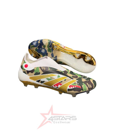 Bape x Adidas Predator Elite Laceless FG