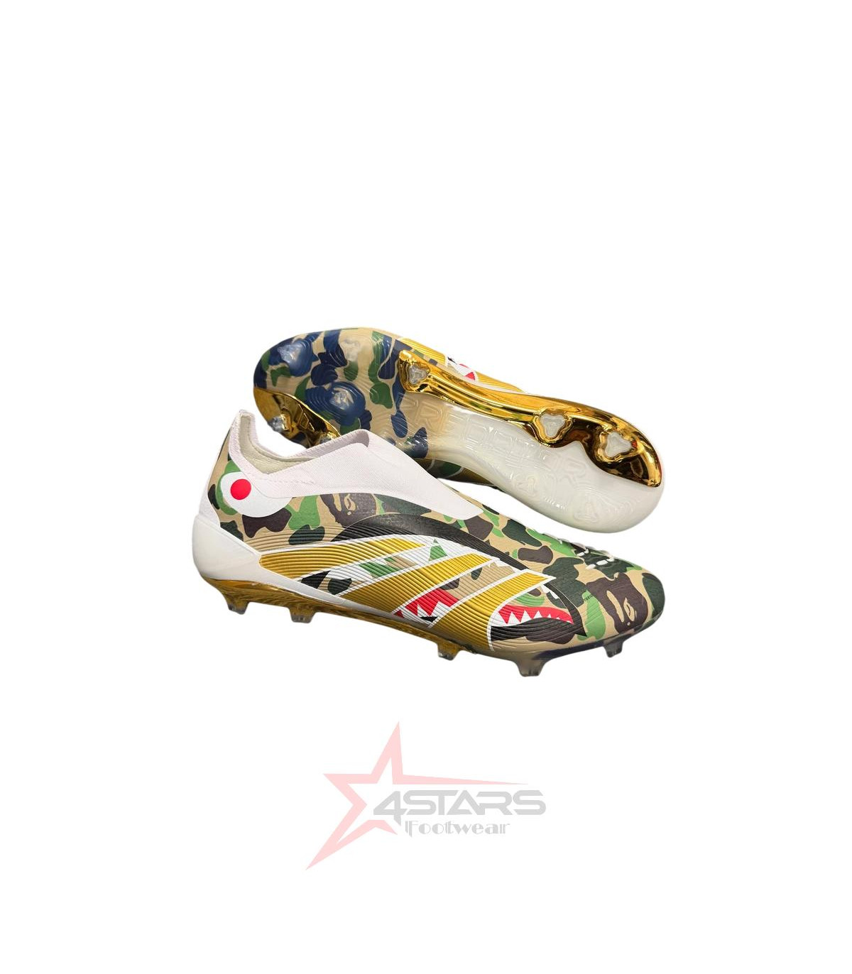 Bape x Adidas Predator Elite Laceless FG