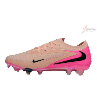 Nike Phantom 6 Low Elite FG Firm Ground Soccer Cleats - Pink/Black/Gold