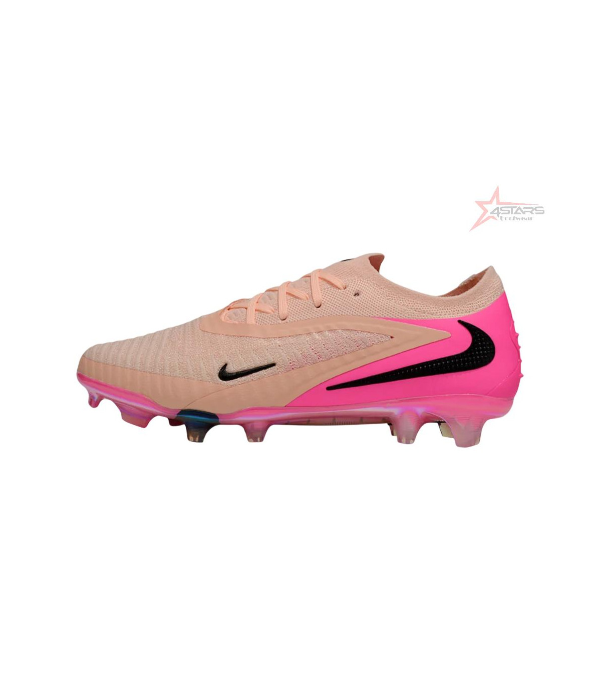 Nike Phantom 6 Low Elite FG Firm Ground Soccer Cleats - Pink/Black/Gold
