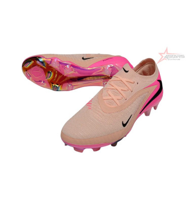 Nike Phantom 6 Low Elite FG Firm Ground Soccer Cleats - Pink/Black/Gold