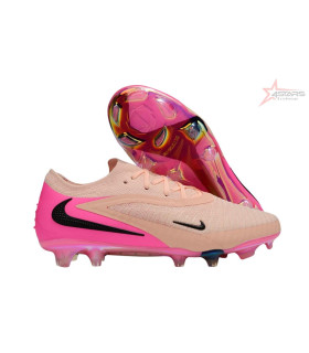 Nike Phantom 6 Low Elite FG Firm Ground Soccer Cleats - Pink/Black/Gold
