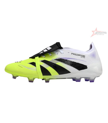 Adidas Predator Elite 25 Foldover Tongue FG Firm Ground Soccer Cleats - Yellow/Black/White