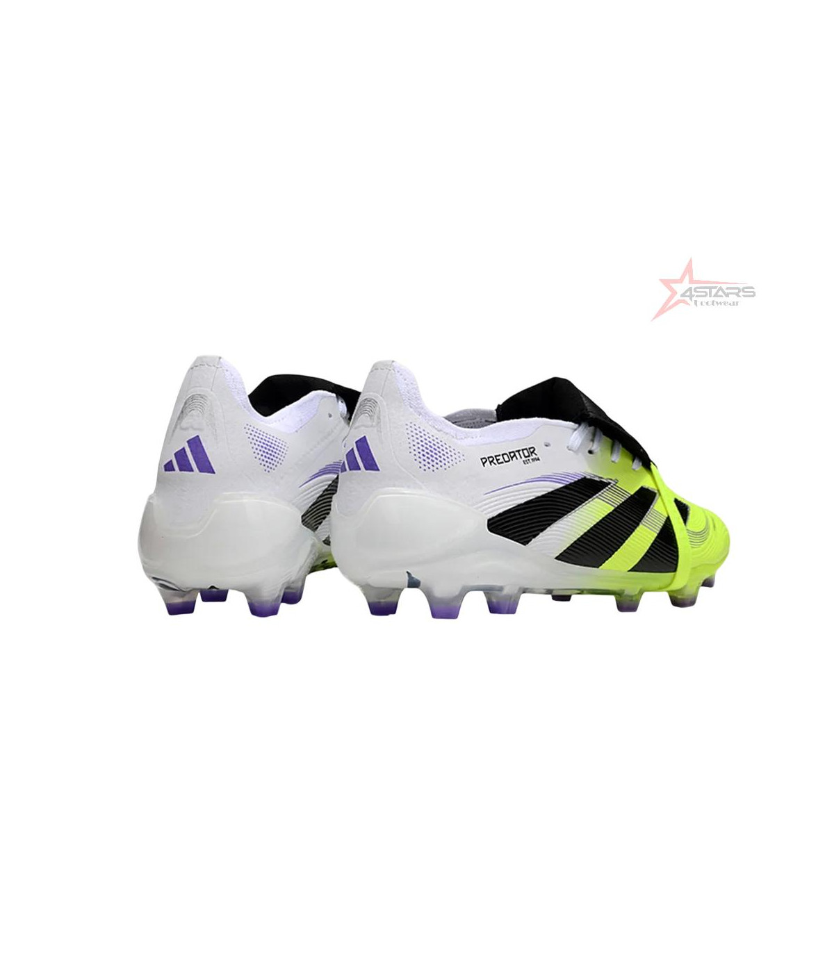 Adidas Predator Elite 25 Foldover Tongue FG Firm Ground Soccer Cleats - Yellow/Black/White