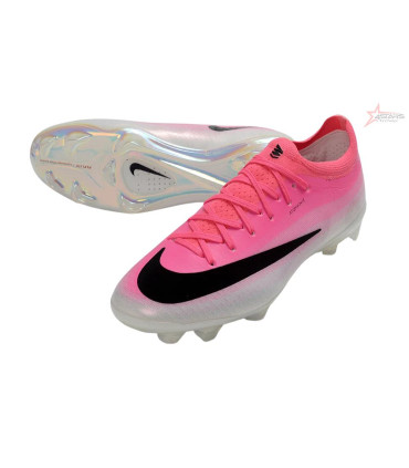 Nike Air Zoom Mercurial Vapor 17 Elite FG Firm Ground Soccer Cleats - Pink/Electric Pink/Black