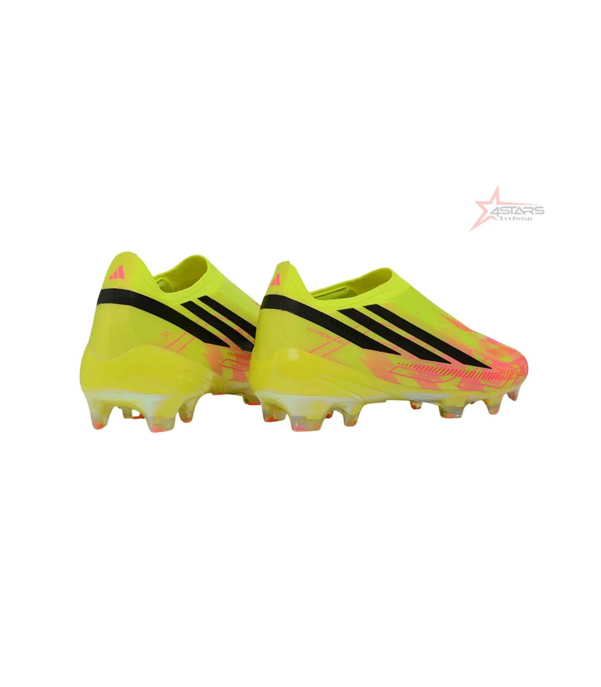 Adidas F50 Hyperfast Elite Laceless FG Too Light - Solar Yellow/Core Black/Solar Turquoise LIMITED EDITION