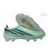 Adidas F50 Hyperfast Elite Laceless FG Firm Ground Soccer Cleats - Green/Mint/Navy