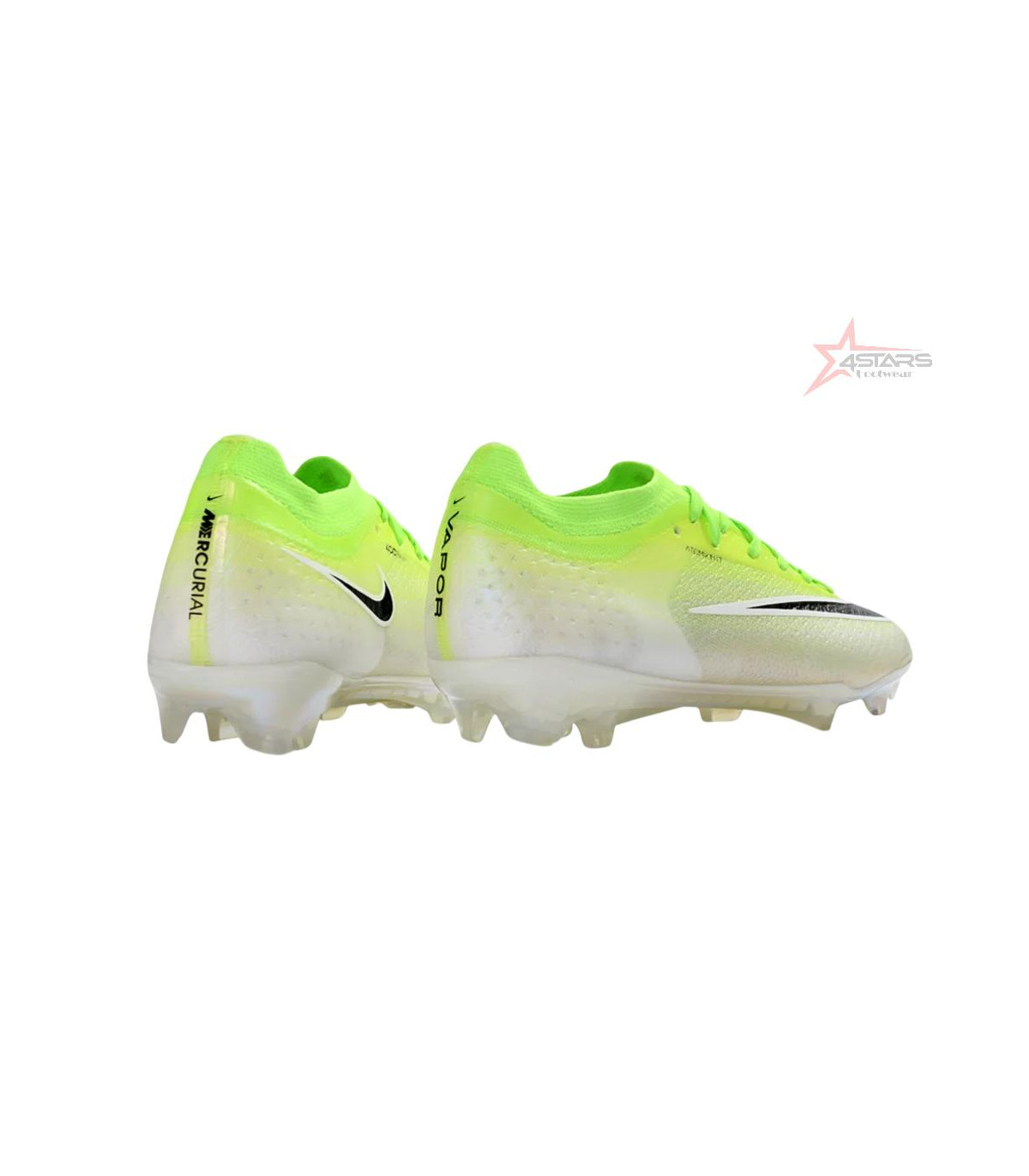 Nike Air Zoom Mercurial Vapor 17 Elite FG Firm Ground Soccer Cleats - Yellow/Neon Green/Frosted White