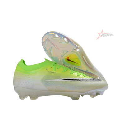Nike Air Zoom Mercurial Vapor 17 Elite FG Firm Ground Soccer Cleats - Yellow/Neon Green/Frosted White