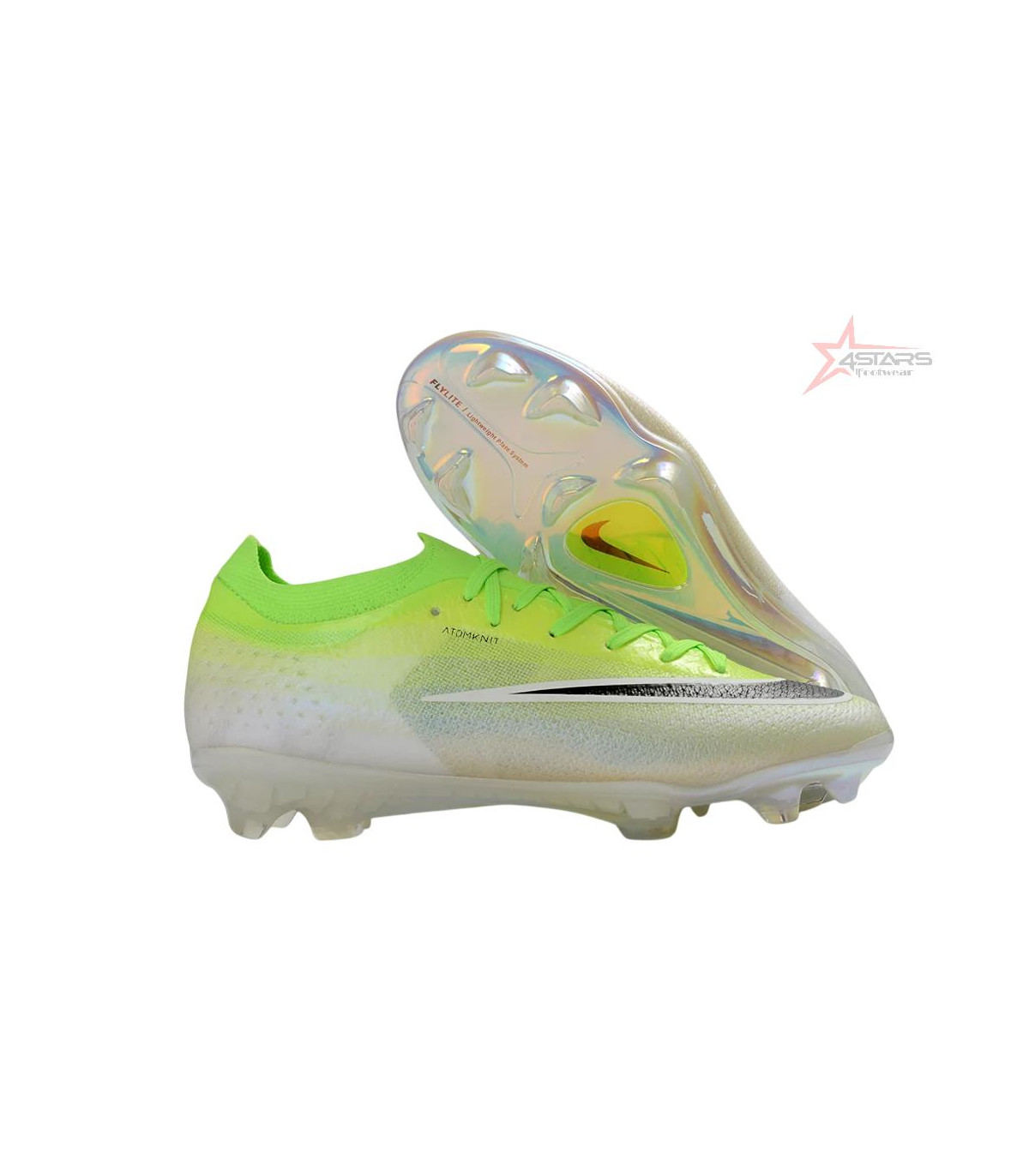 Nike Air Zoom Mercurial Vapor 17 Elite FG Firm Ground Soccer Cleats - Yellow/Neon Green/Frosted White