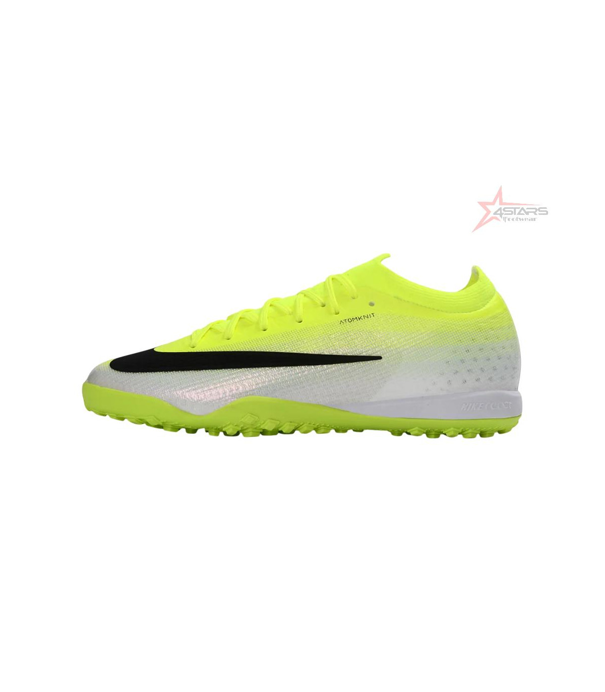 Nike Air Zoom Mercurial Vapor 17 Elite TF Artificial Turf Soccer Shoes - Yellow/Lime Green/Black