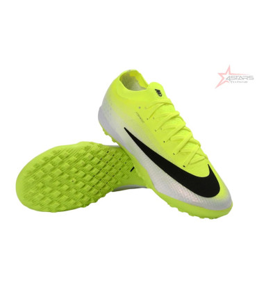 Nike Air Zoom Mercurial Vapor 17 Elite TF Artificial Turf Soccer Shoes - Yellow/Lime Green/Black