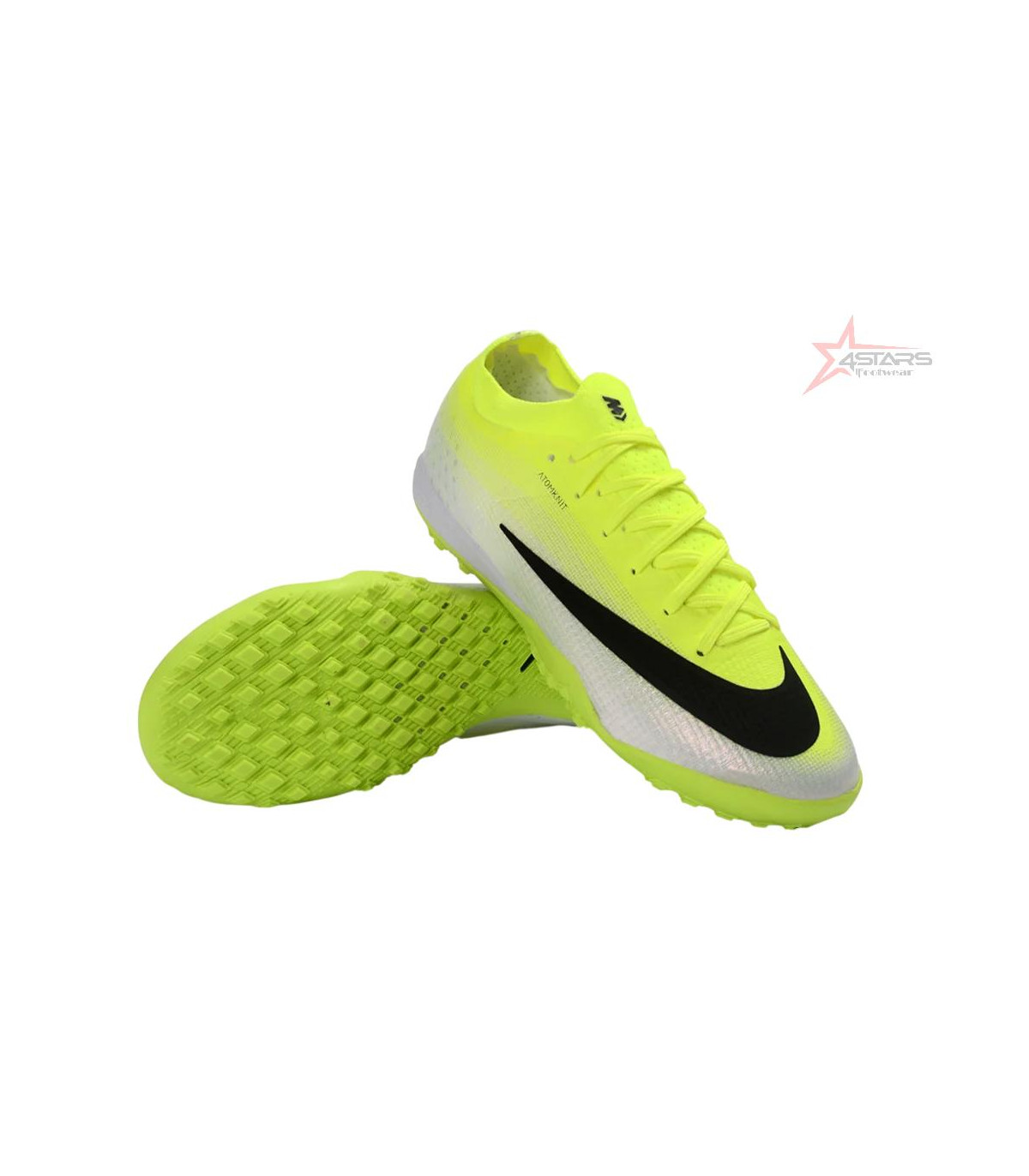 Nike Air Zoom Mercurial Vapor 17 Elite TF Artificial Turf Soccer Shoes - Yellow/Lime Green/Black