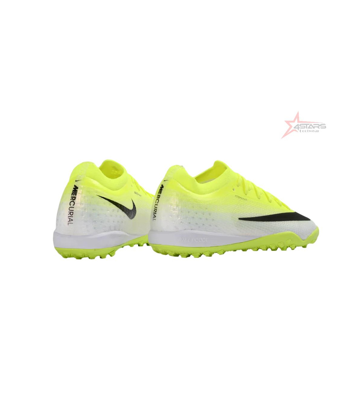 Nike Air Zoom Mercurial Vapor 17 Elite TF Artificial Turf Soccer Shoes - Yellow/Lime Green/Black