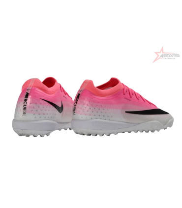 Nike Air Zoom Mercurial Vapor 17 Elite TF Artificial Turf Soccer Shoes - Pink/Electro Pink/Sleek Black