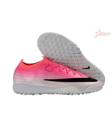 Nike Air Zoom Mercurial Vapor 17 Elite TF Artificial Turf Soccer Shoes - Pink/Electro Pink/Sleek Black