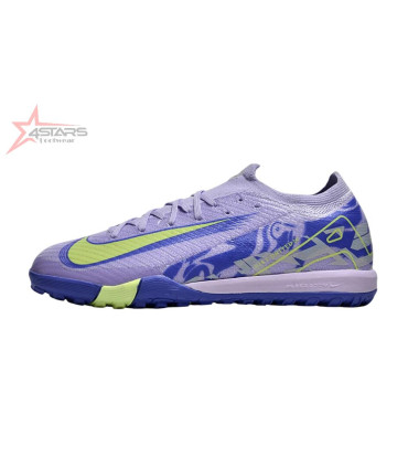 Nike Air Zoom Mercurial Vapor 16 Elite TF Artificial Turf Soccer Shoes - Purple/Yellow/White