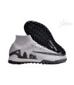 Nike Air Zoom Mercurial Superfly 9 Elite TF Artificial Turf Football Shoes - Grey/Black