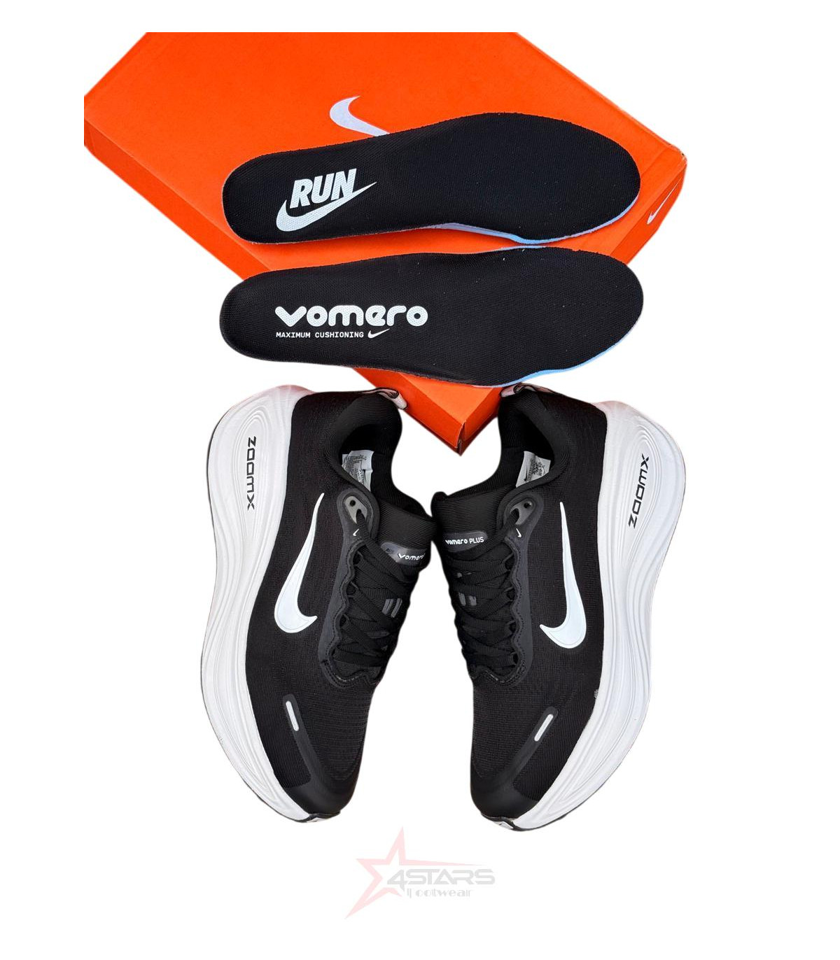 Nike Air Zoom Vomero Plus Extra Wide 'Black/White'