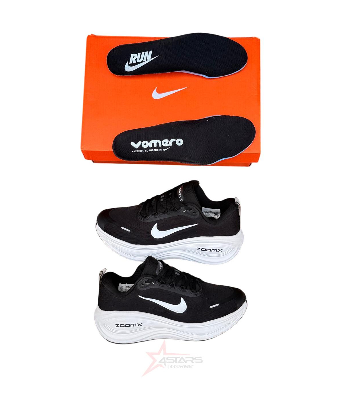Nike Air Zoom Vomero Plus Extra Wide 'Black/White'