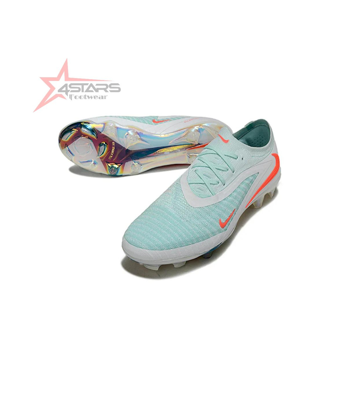 Nike Phantom GX Elite Football Boots - White Ice Blue Orange