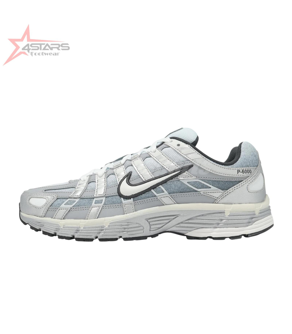 Nike P-6000 Metallic Silver Wolf Grey