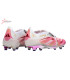 Adidas Predator 25 Elite Foldover Tongue FG Firm Ground Soccer Cleats - Pink/Gold/White