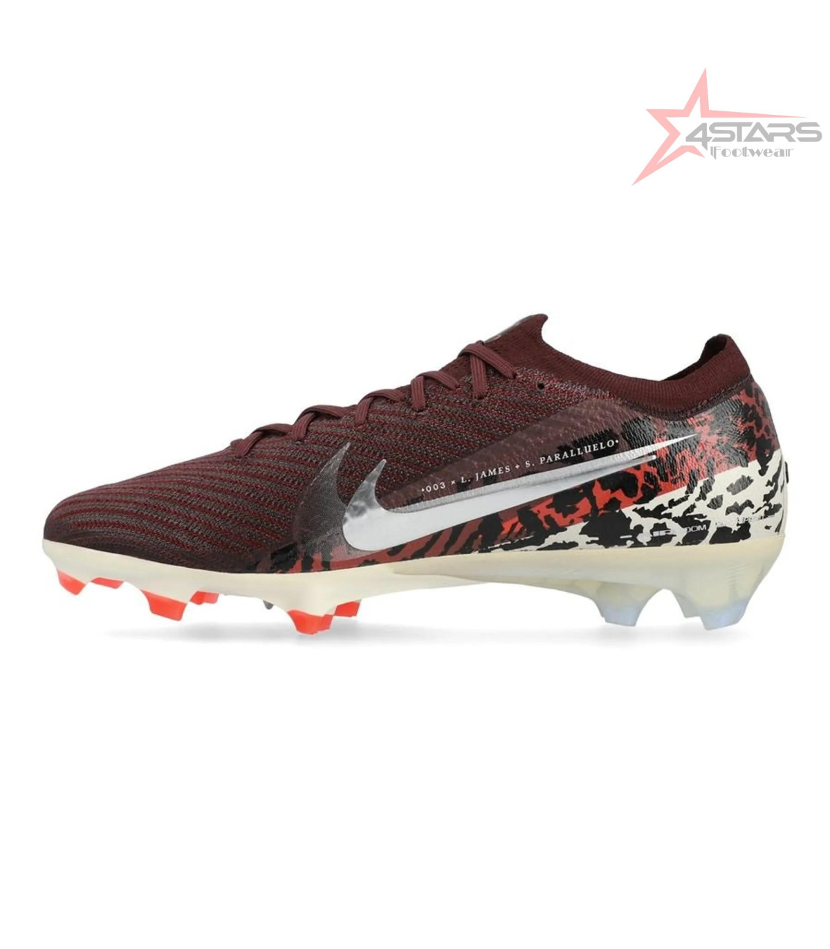 Nike Air Zoom Mercurial Vapor 16 Elite FG United - Burgundy Crush/Metallic Silver/Universal Red/Fossil