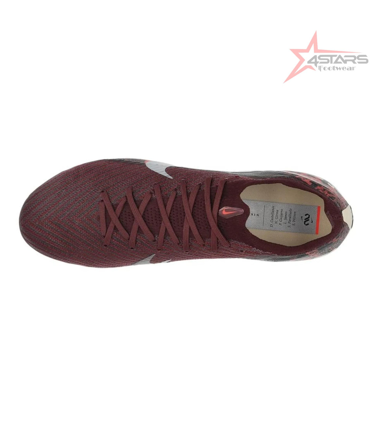 Nike Air Zoom Mercurial Vapor 16 Elite FG United - Burgundy Crush/Metallic Silver/Universal Red/Fossil