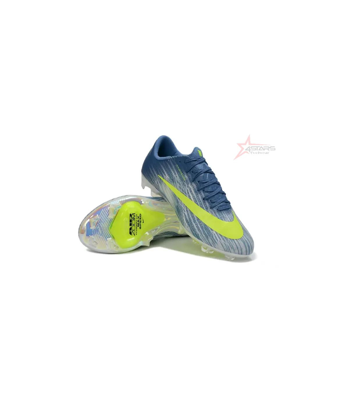 Nike Air Zoom Mercurial Superfly 11 Volt - Yellow Swoosh Blue