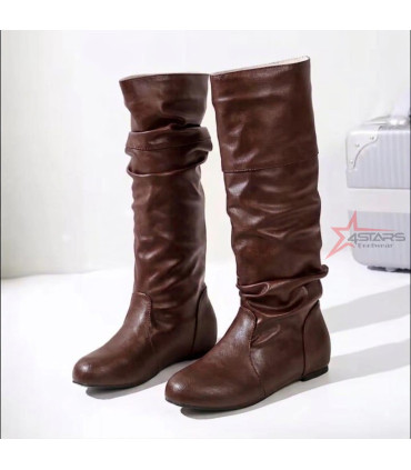 Ladies Leather Thigh-high boots
