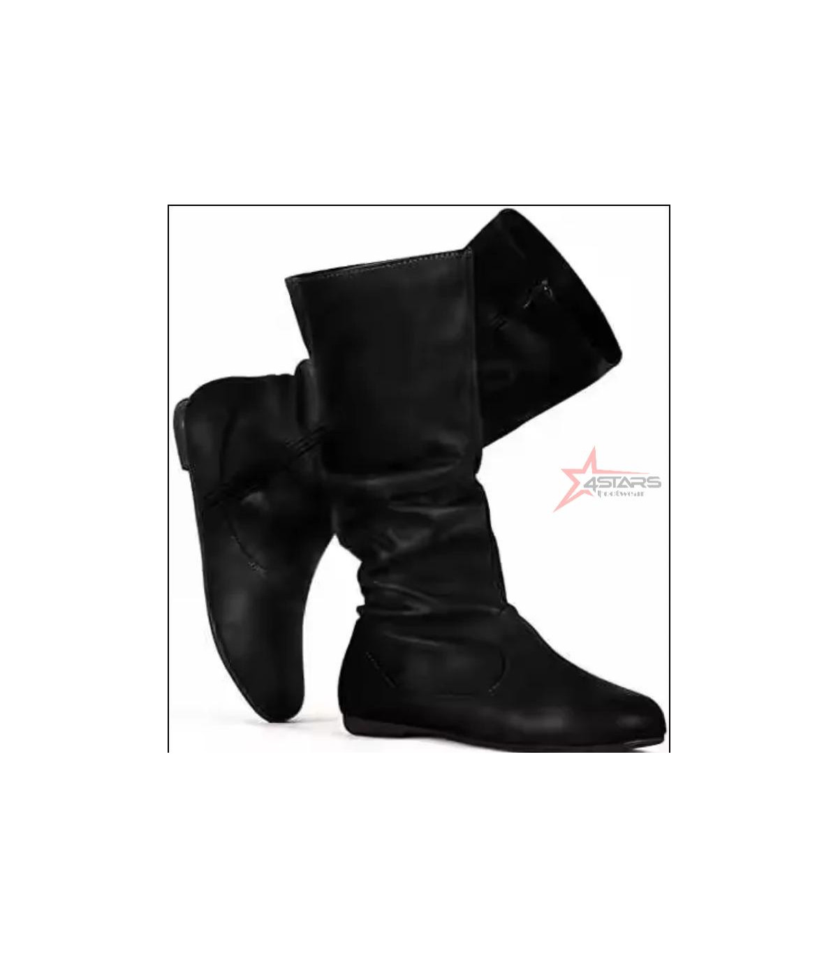 Ladies Leather Thigh-high boots