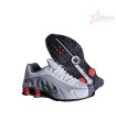 Nike Shox R4 - White/Silver/Comet Red