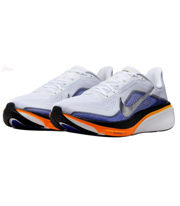 Nike Air Zoom Pegasus 42 Running Shoes - White/Blue/Orange