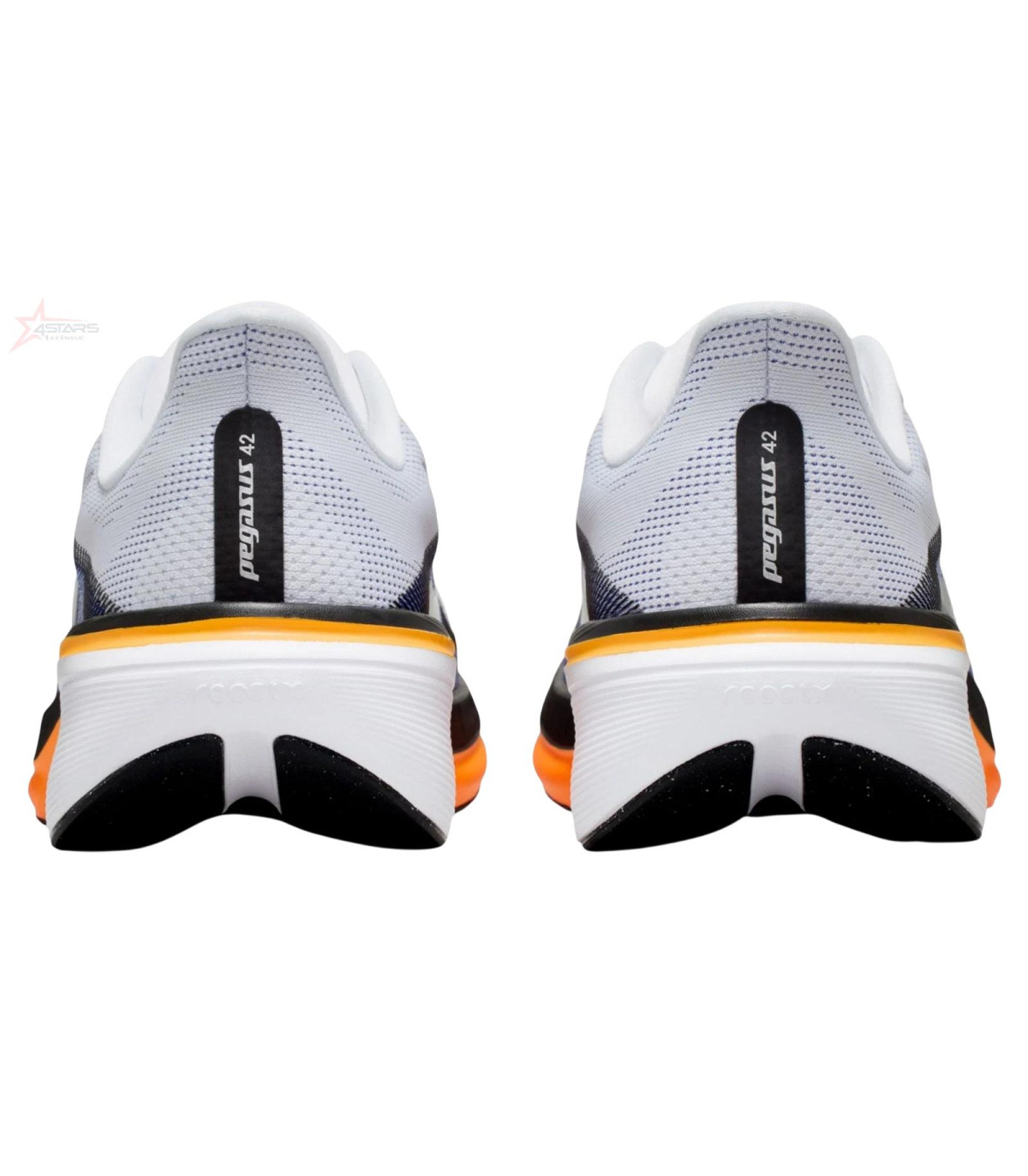 Nike Air Zoom Pegasus 42 Running Shoes - White/Blue/Orange
